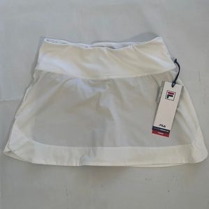 FILA 'Back Court A-line Skirt'  Size:XS (runs large) NEW White